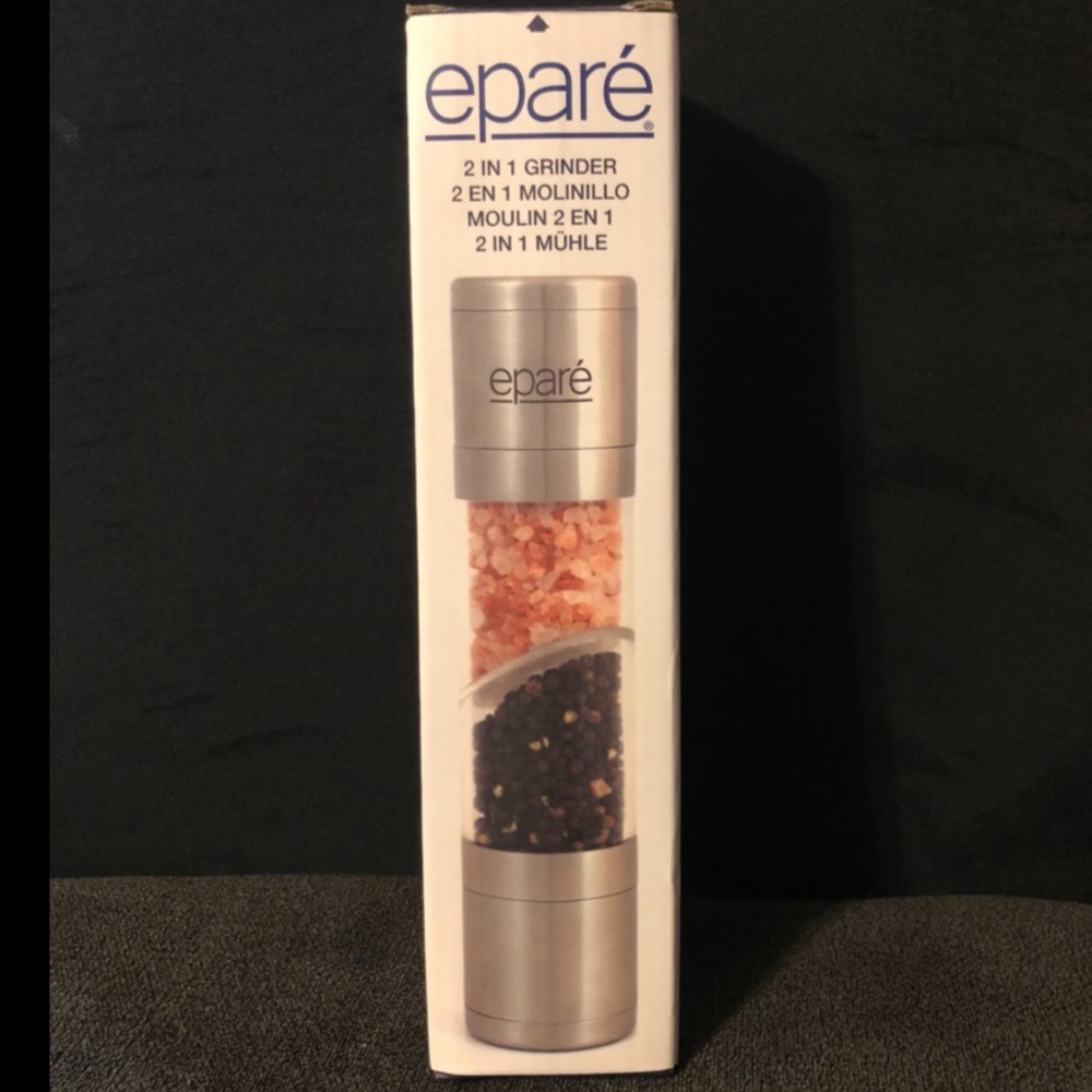 2 in 1 salt & pepper grinder